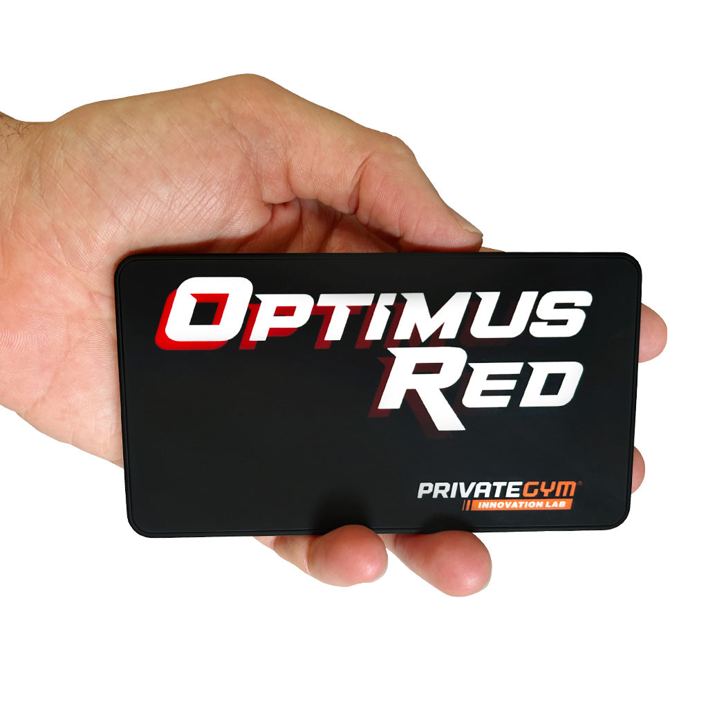 Optimus Red Power Bank with Hand