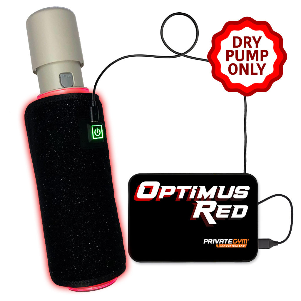 Optimus Red Blood Flow Boosting Penis Pump Wrap with Pump Set Step 1