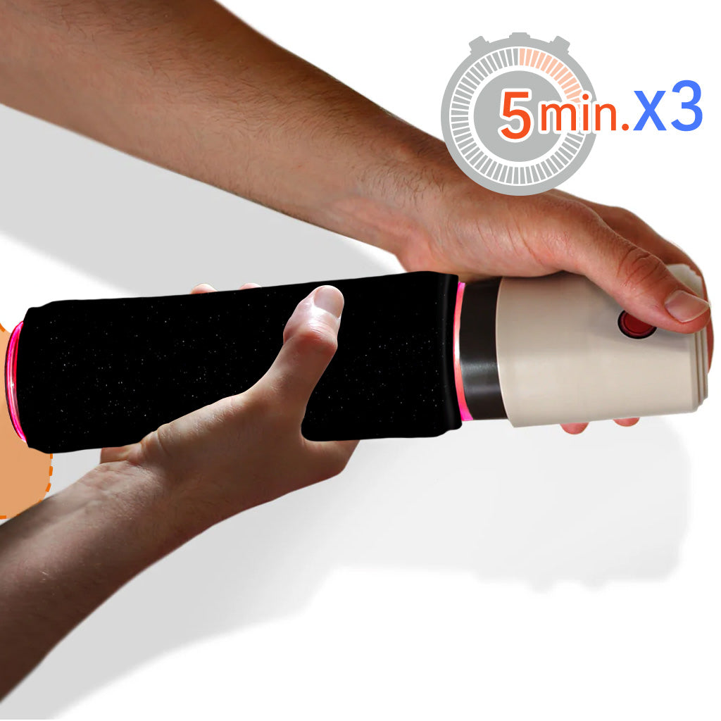 Optimus Red Blood Flow Boosting Penis Pump Wrap with Pump Set Step 3