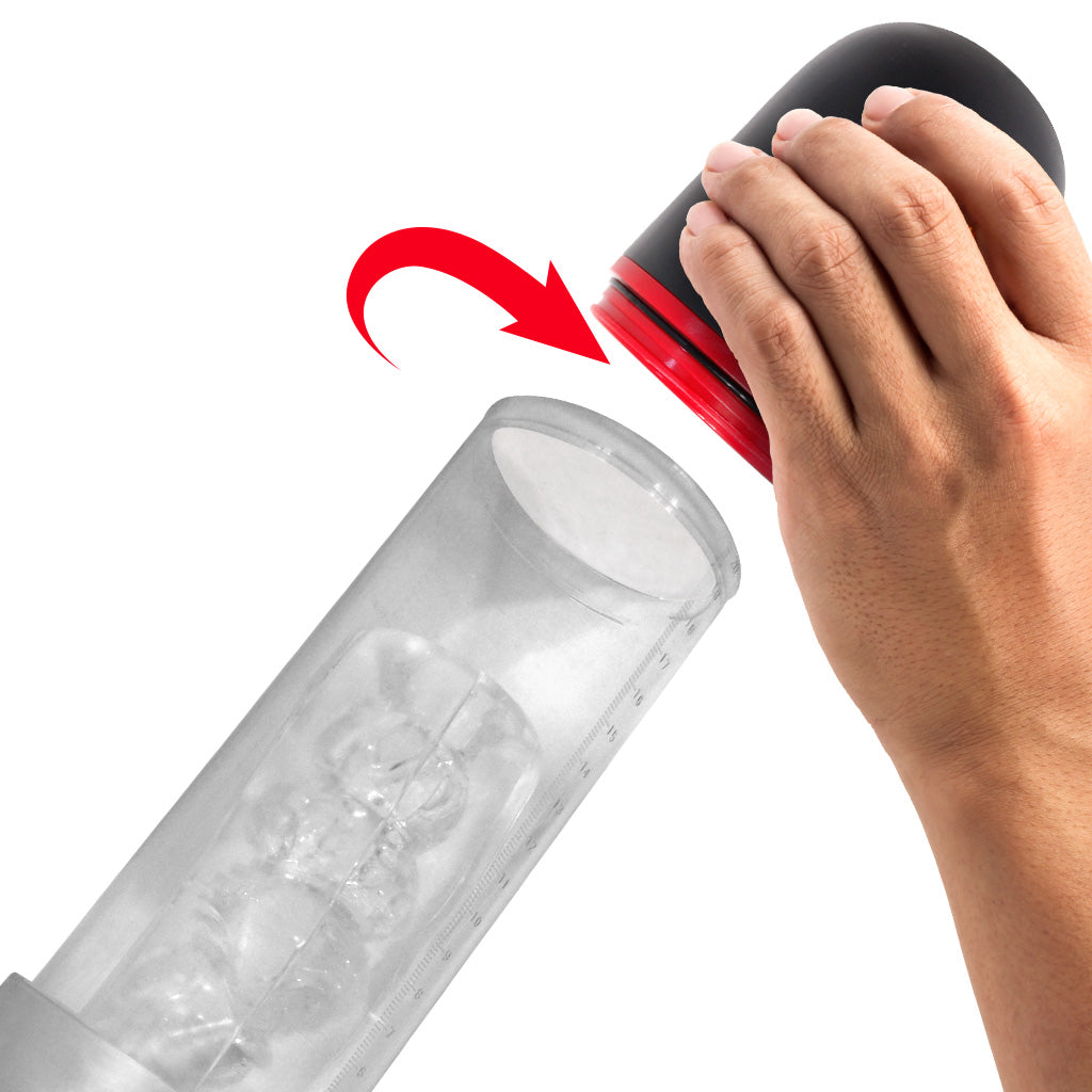 How to Assemble Optimus Red Light Triple-Action Erection Enhancer Step 2