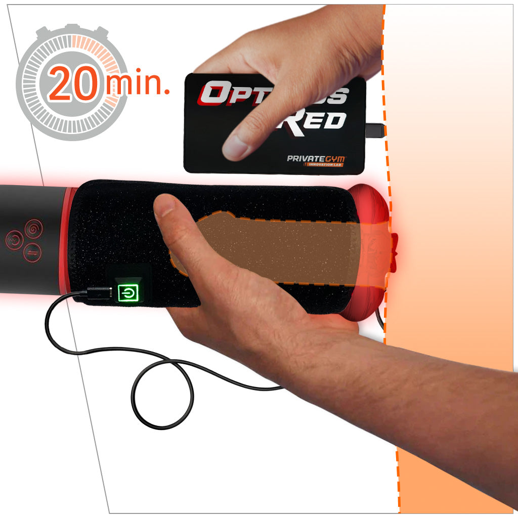 How to Use Optimus Red Light Triple-Action Erection Enhancer Step 6