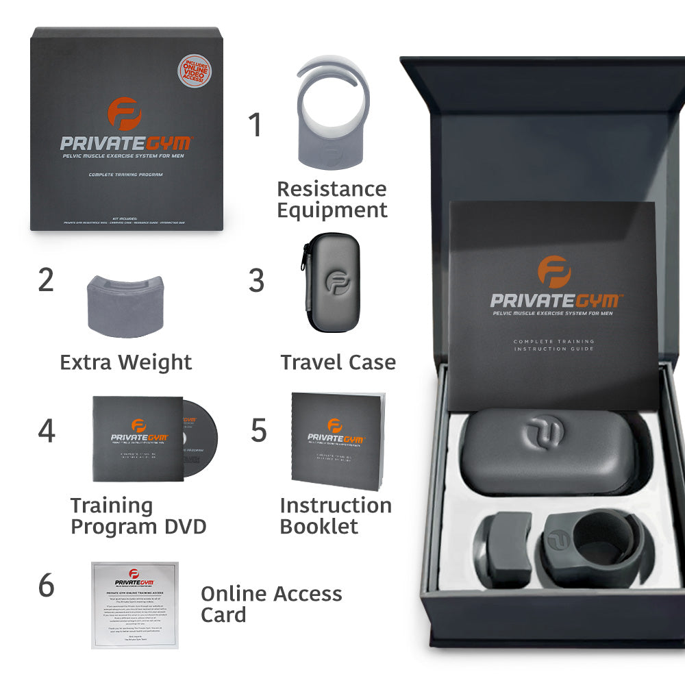 Private Gym Complete Training Gray Package Unboxing Contents
