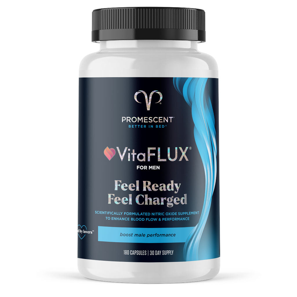 Promescent® VitaFLUX Natural Supplement for Male Sexual Health front of bottle