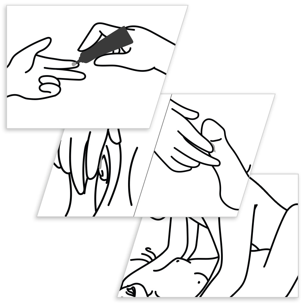 Promescent Arousal Gel for Sexual Stimulation Instruction Graphics