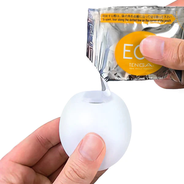How To Use Tenga Egg Step 2 Lubricate the Egg