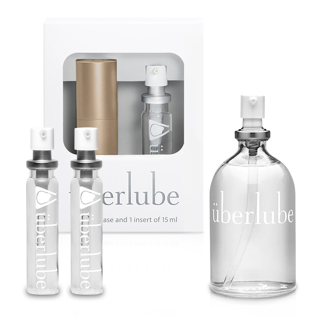 The Ultimate Uberlube Silicone-Based Sexual Lubricant Set Gold