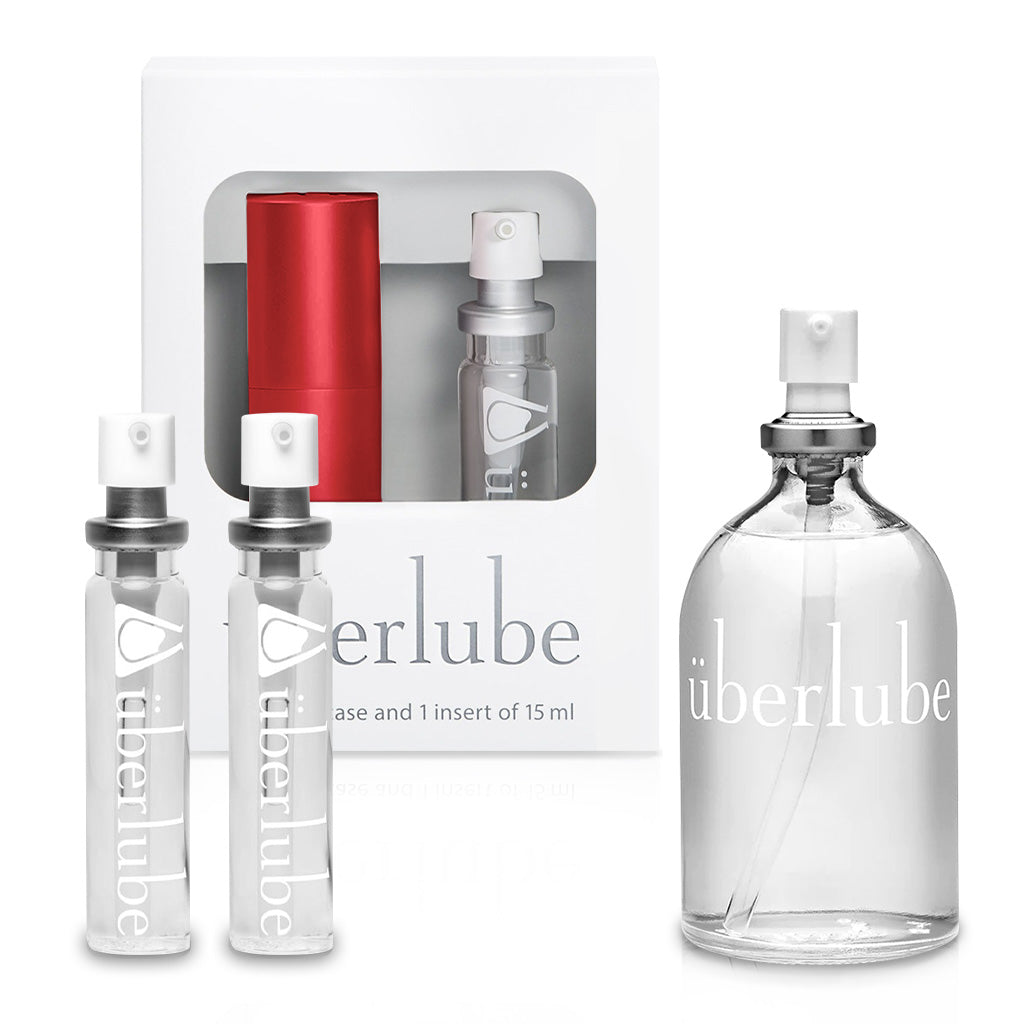 The Ultimate Uberlube Silicone-Based Sexual Lubricant Set Red