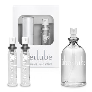 The Ultimate Uberlube Silicone-Based Sexual Lubricant Set White