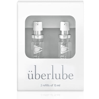 Uberlube Good-to-Go Travel Refill Set Silver Gold Red White Blue