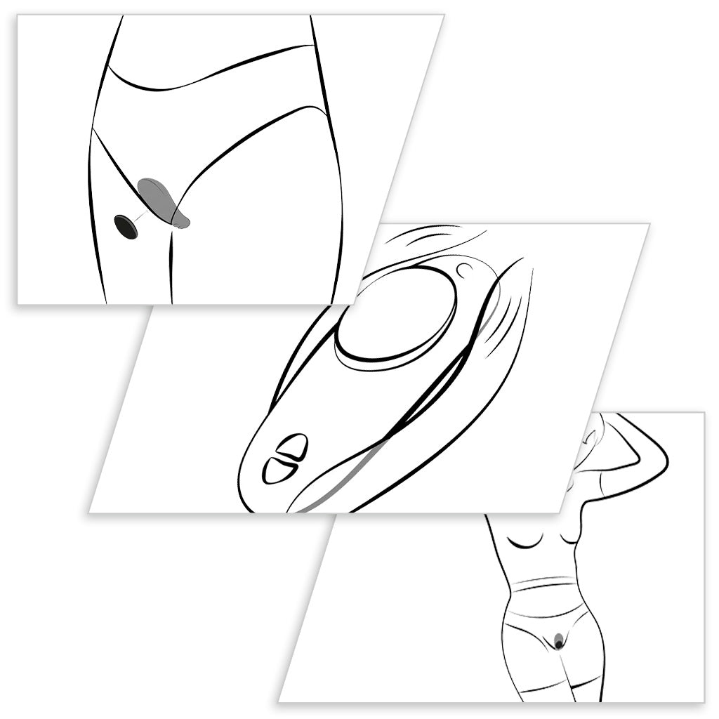 We Vibe Bond & Moxie+ Wearable Vibrator Tease Us Set Moxie Instructions