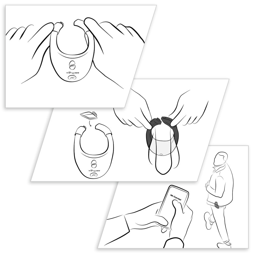 We Vibe Bond & Moxie+ Wearable Vibrator Tease Us Set Bond Instructions