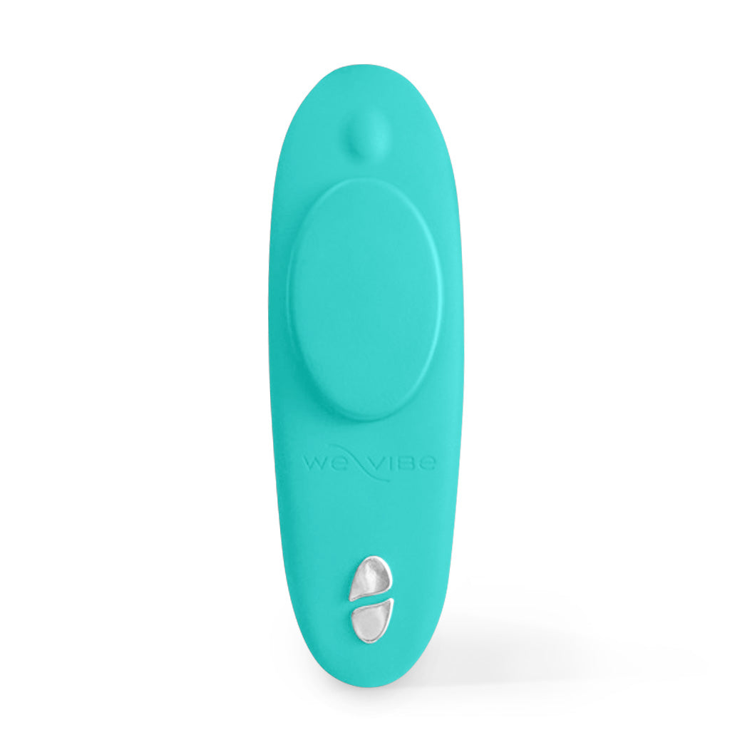 We Vibe Moxie+ Wearable Clitoral Vibrator in Aqua