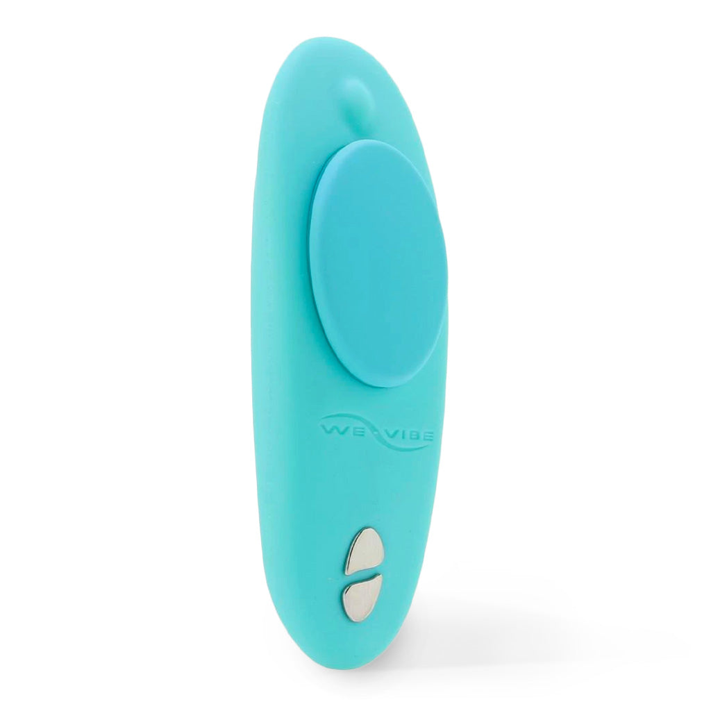 We Vibe Moxie+ Wearable Clitoral Vibrator in Aqua