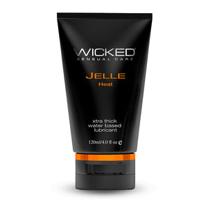 Wicked Aqua Jelle Heat Water-Based Anal Lubricant Heat