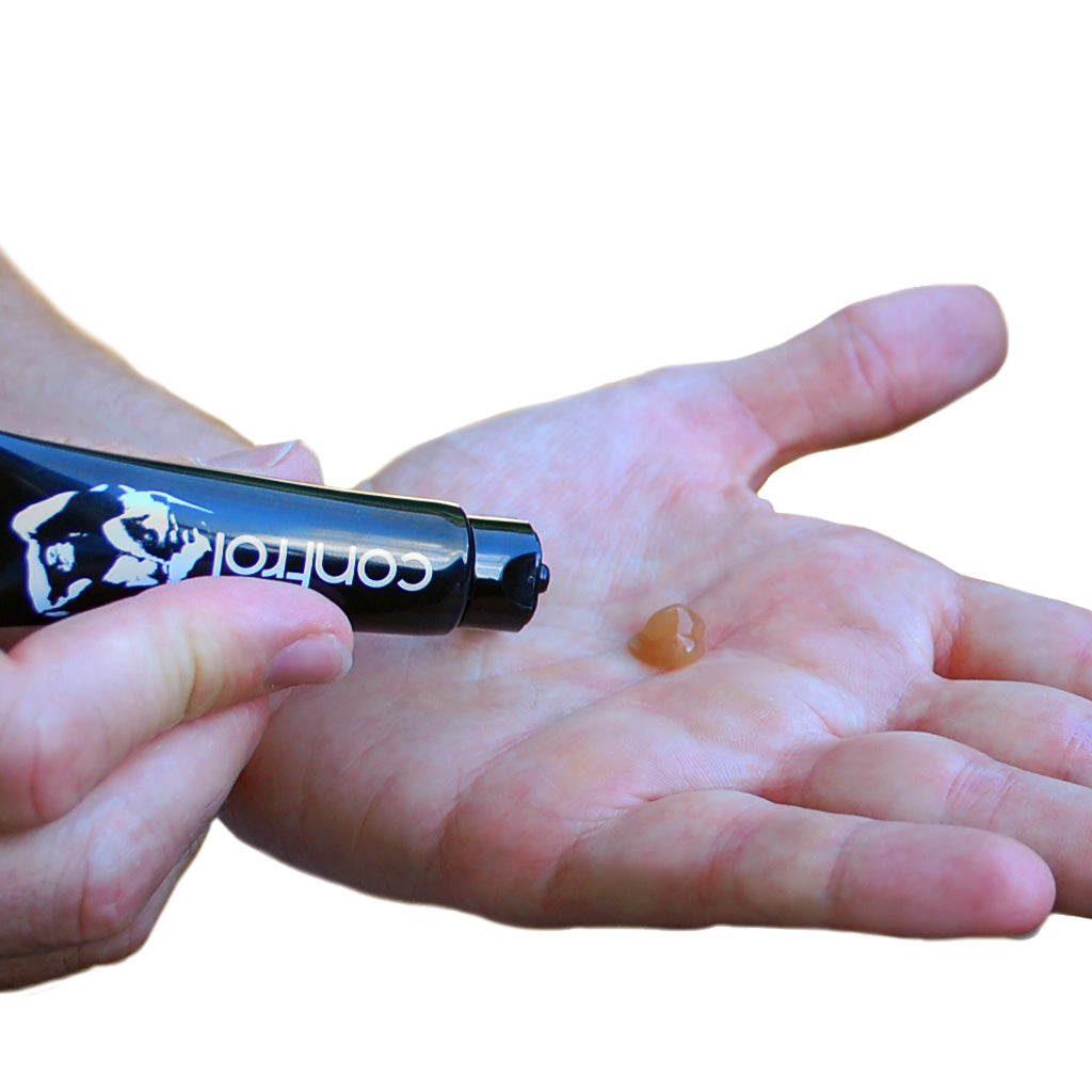 Control Delay Gel Dispensed in a Hand