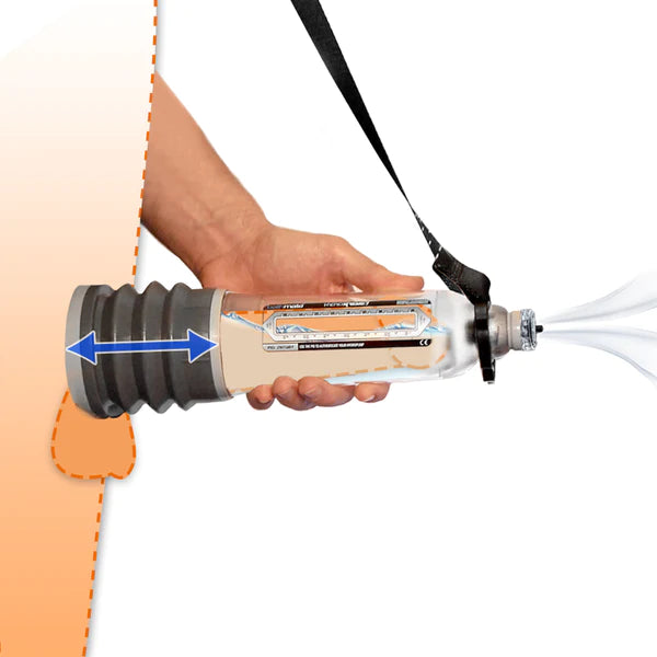 Hydromax Demonstration of Slowly Pumping the Advanced Handball Pump Until Bellows Remain Depressed