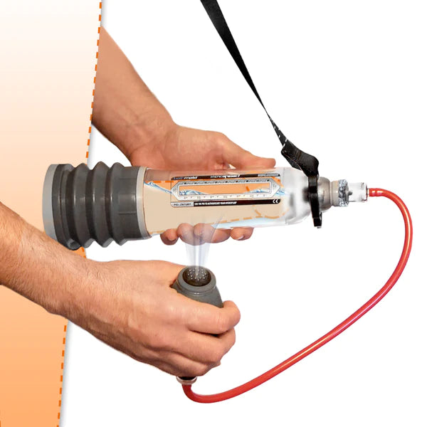 Hydromax Demonstration of Attaching the Advanced Handball Pump Only When Needed Pumping