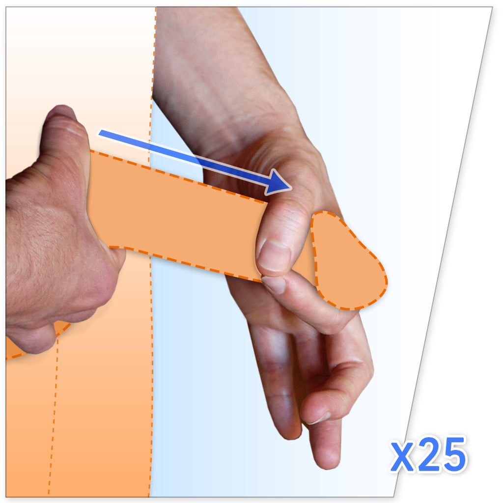 Jelq 25 reps before pumping with Hydromax