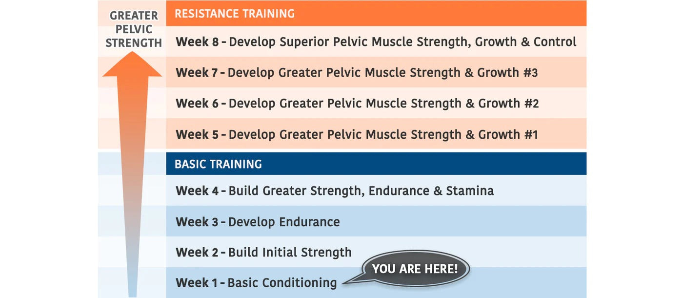 How Will My Pelvic Fitness Improve Each Week?