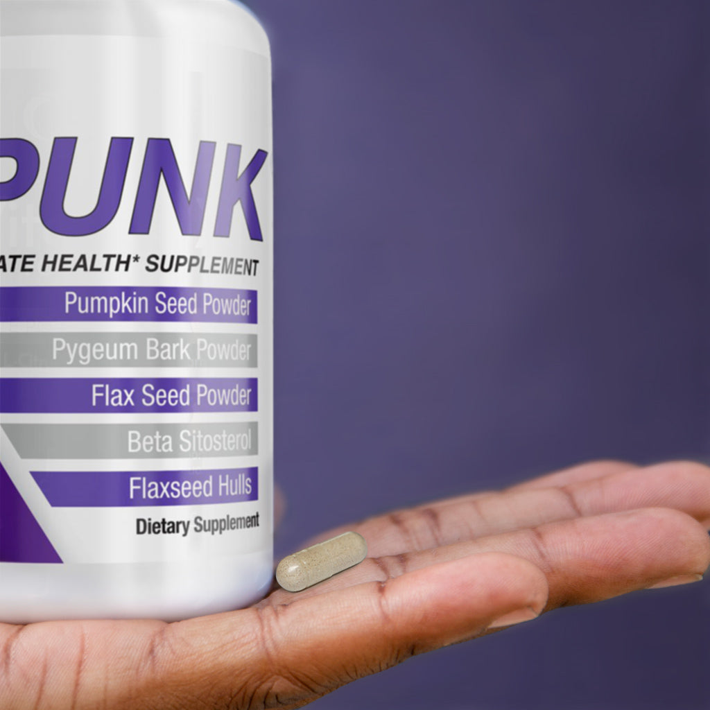 Take 1 Spunk Natural Prostate Health Supplement in the Evening