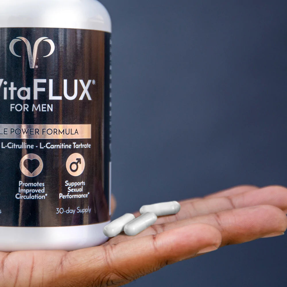 Then Take 3 Vitaflux Natural Supplement In The Evening