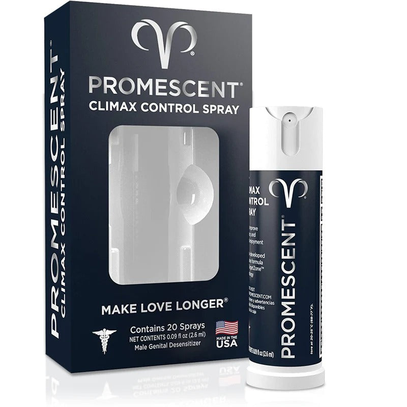Promescent Delay Spray bottle and packaging