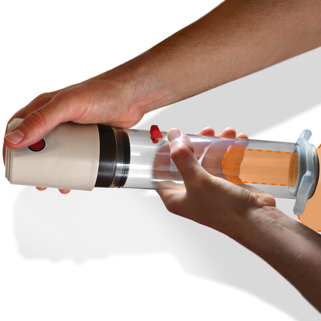 Spartan Medical-Grade Penis Pump Instructions Step 8 Auto Pump