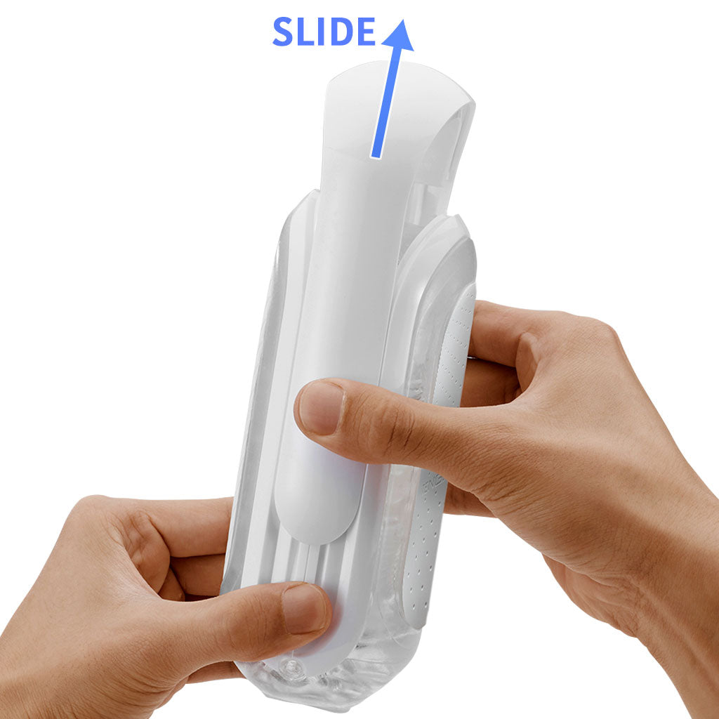 Tenga Flip Zero White How to Clean Instructions Step 1