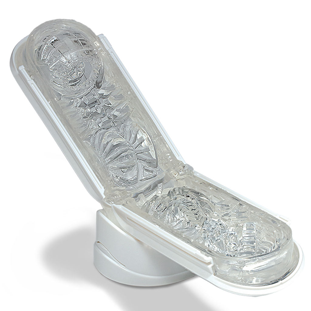 Tenga Flip Zero White Innovative Hinged Access