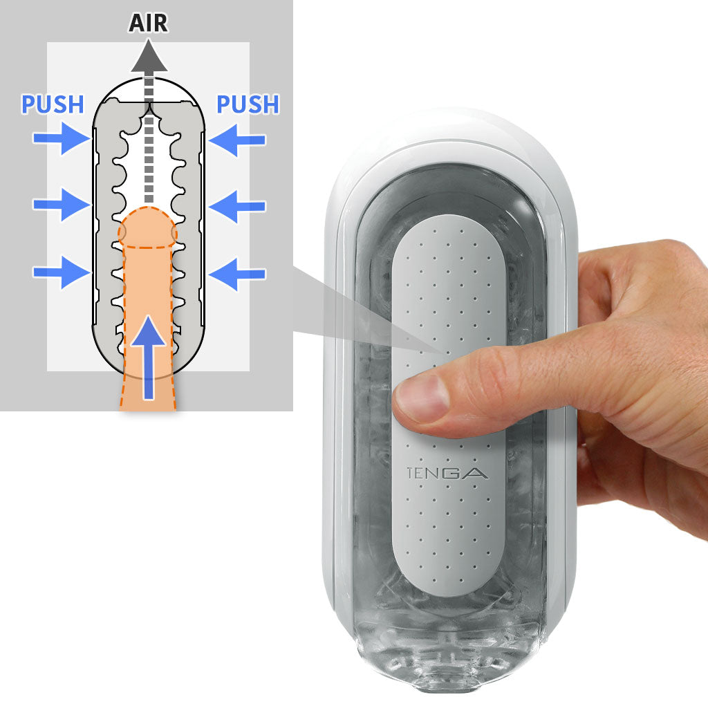 Shop TENGA Flip Zero White Stimulation Device - The Private Gym Shop TENGA Flip Zero White Stimulation Device - The Private Gym