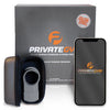 Private Gym Complete Training Program gray with mobile phone