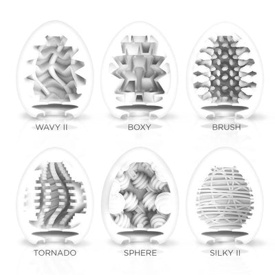 Tenga Egg Easy Beat Variety Pack | 6 Unique Pleasure Eggs Tenga Egg Easy Beat Variety Pack | 6 Unique Pleasure Eggs