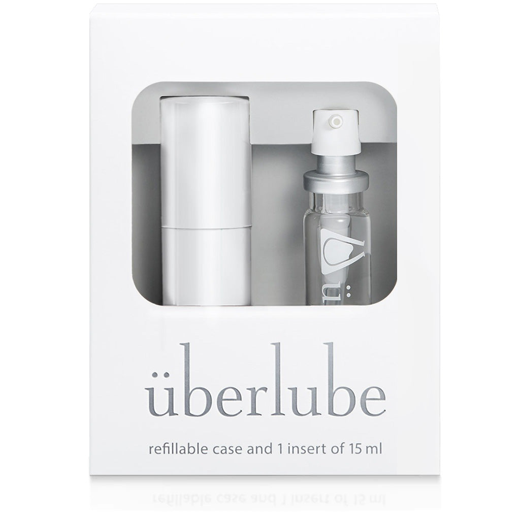 Uberlube Silicone-Based Travel-Sized Lubricant White