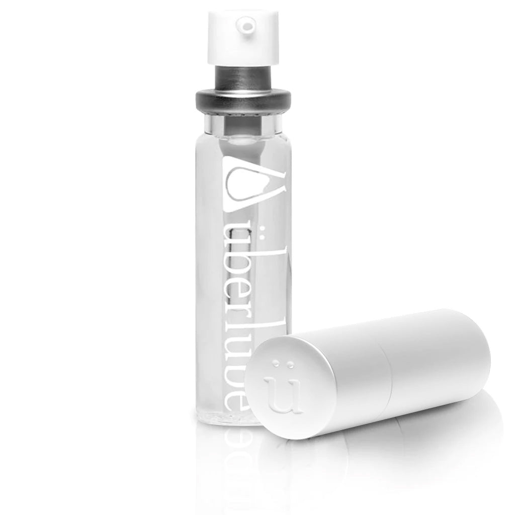 Uberlube Silicone-Based Travel-Sized Lubricant Single Tube and Case White