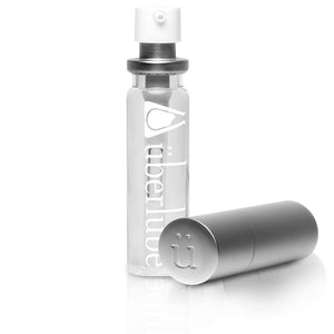 Uberlube Silicone-Based Travel-Sized Lubricant Single Tube and silver case Refill