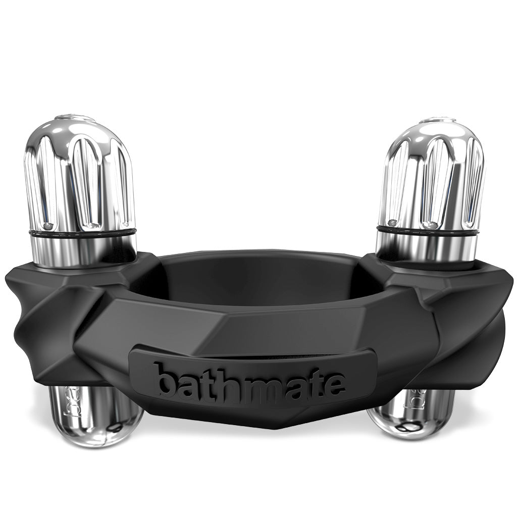 Bathmate HydroVibe Hydrotherapy Ring closeup with VIBE Bullet vibrators