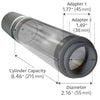 PosTVac 3000 Medical-Grade Penis Pump Cylinder Dimensions Manual