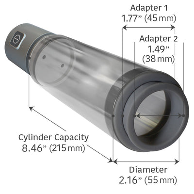 PosTVac 3000 Medical-Grade Penis Pump Cylinder Dimensions Automatic