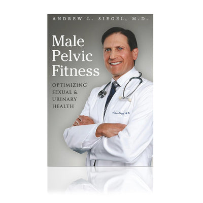 Male Pelvic Fitness Book by Dr. Andrew Siegel Gray Orange