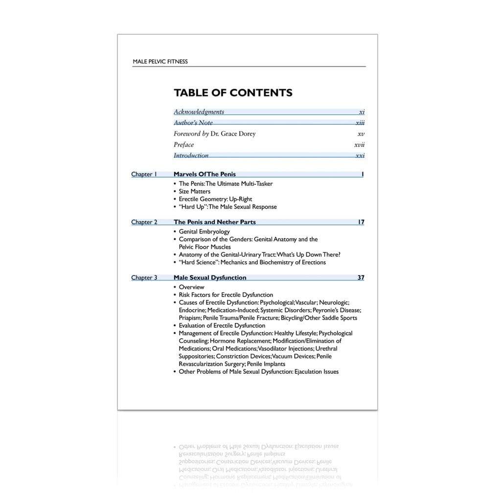 Male Pelvic Fitness Book