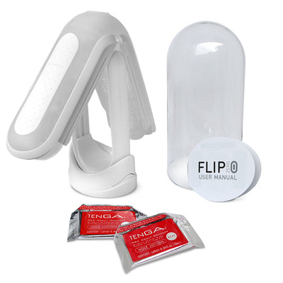 Tenga Flip Zero White Male Stimulation Device Package Contents Manual