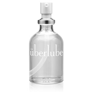 Uberlube Silicone-Based Luxury Lubricant 50ml bottle Orange Gray No Private Gym