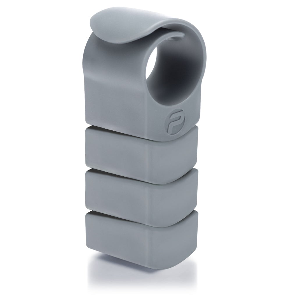 Private Gym Complete Training Resistance Ring With Three Extra Weights Gray