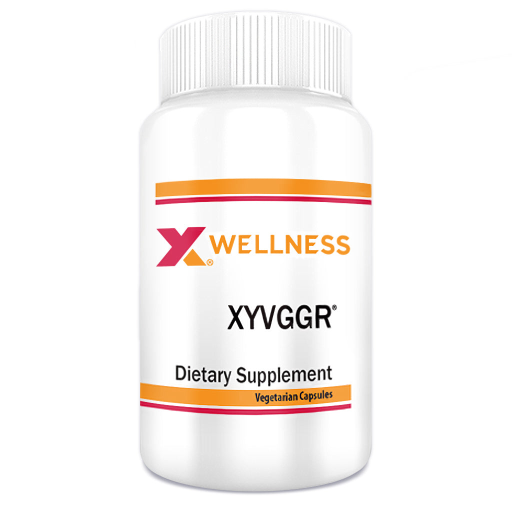 XYVGGR Nutritional Supplement for Sexual Performance front of bottle Orange Gray No Private Gym
