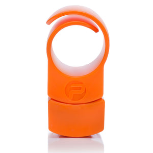 Private Gym resistance ring with extra weight orange front view